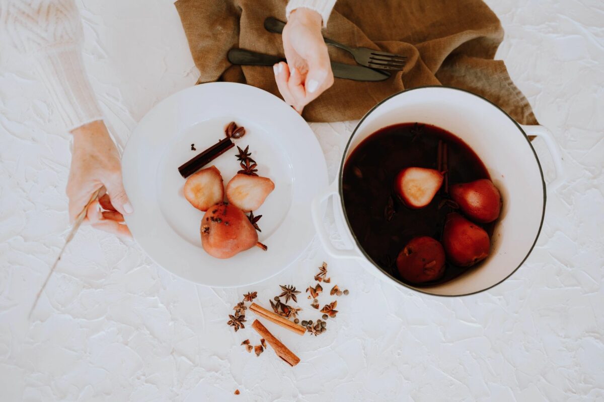 Harvest Poached Pears