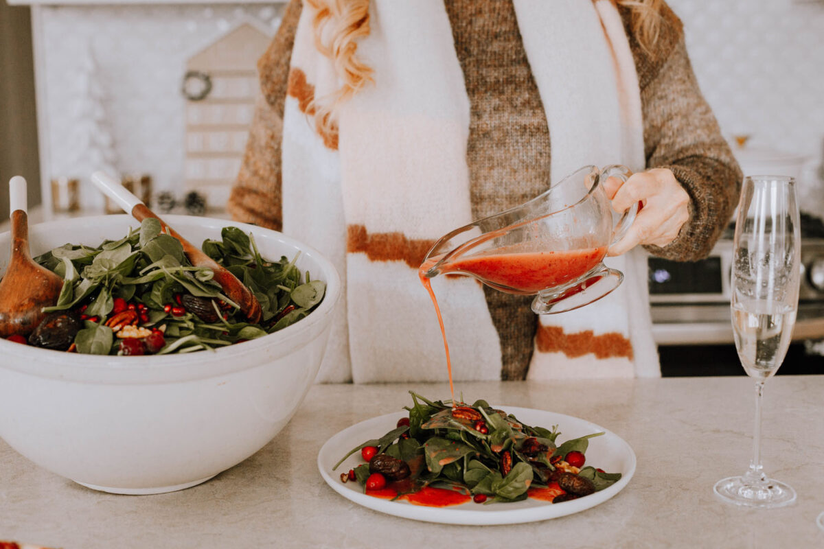 Cranberry Champagne Christmas Salad